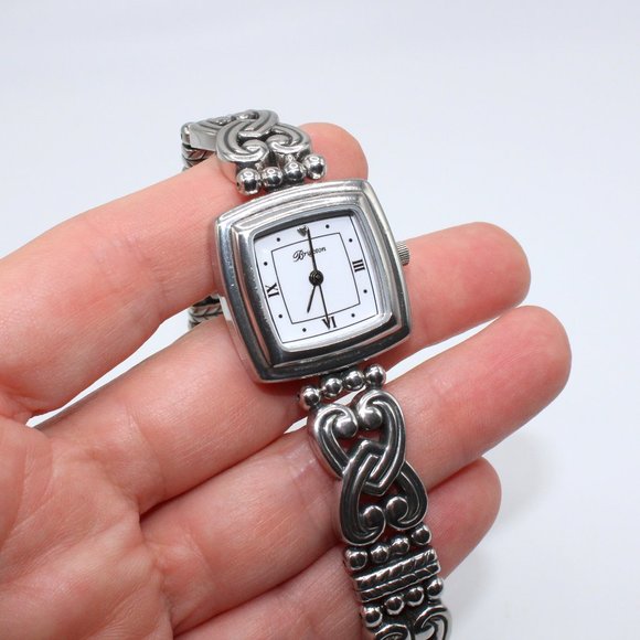 Brighton silver Santa Rosa swirled link watch with toggle clasp‎ New! BRIGHTON  main image 3